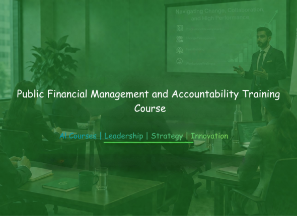 Government and finance professionals attending Public Financial Management and Accountability Training in a professional conference setting.