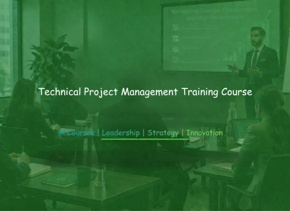 Technical professionals attending project management training focused on technology-driven project execution and coordination.