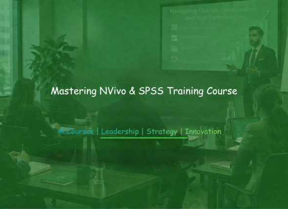 Researchers learning NVivo and SPSS for integrated qualitative and quantitative analysis.