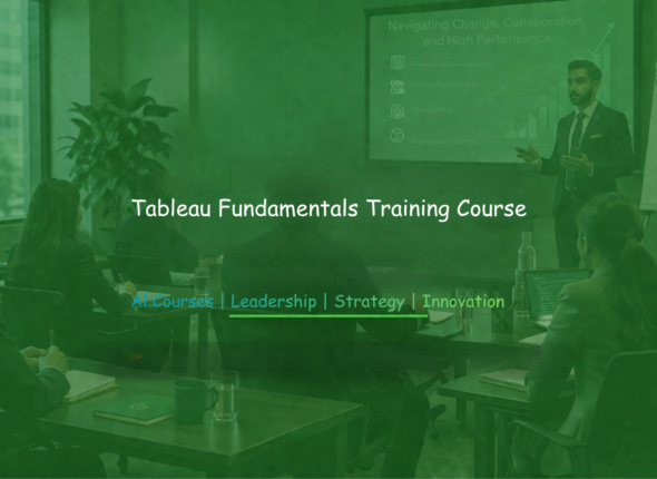 Professionals participating in a Tableau data visualization training session.